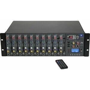 Omnitronic RM-1422FXA USB Keverőerősítő kép