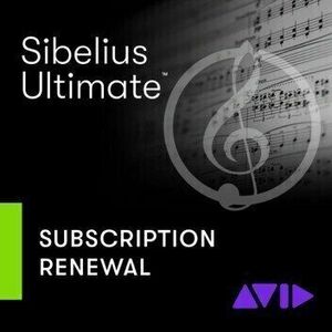 AVID Sibelius Ultimate 1Y Subscription kép