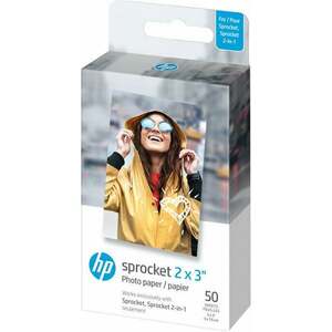 HP Zink Paper Sprocket 50 db fotópapír kép