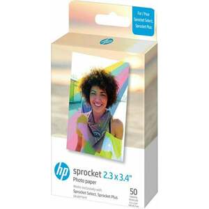 HP Zink Paper Sprocket Select 50 db fotópapír kép