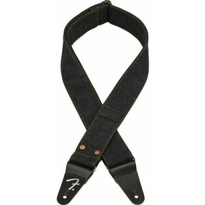 Fender Wrangler Denim Strap Textil gitár heveder Black kép