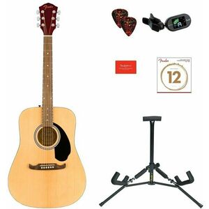 Fender FA-125 Dreadnought Acoustic Pack WN Natural Akusztikus gitár kép