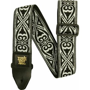 Ernie Ball Black Heart Jacquard Textil gitár heveder Black Heart Jacquard kép