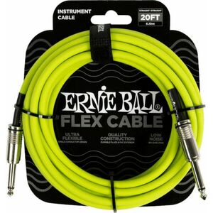 Ernie Ball Flex Instrument Cable Straight/Straight 6 m Egyenes - Egyenes Hangszórókábel kép