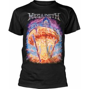 Megadeth Ing Bomb Splatter Black XL kép