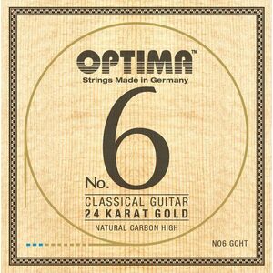 Optima NO6.GCHT No.6 24K Gold High Carbon Klasszikus nylon húrok kép