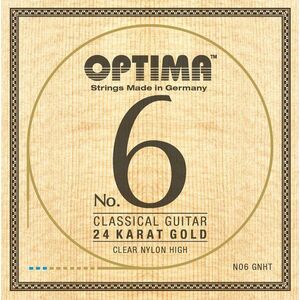 Optima NO6.GNHT No.6 24K Gold High Nylon Klasszikus nylon húrok kép