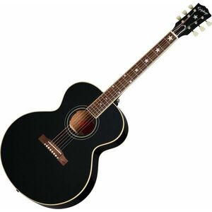 Epiphone J-180 LS Ebony Elektroakusztikus gitár kép