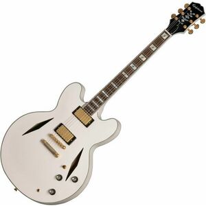 Epiphone Emily Wolfe Sheraton White Wolfe Aged Bone White Félakusztikus - jazz-gitár kép