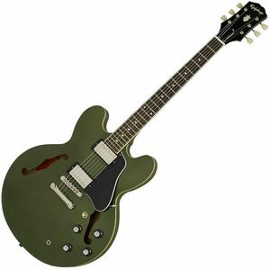 Epiphone ES-335 Olive Drab Green Félakusztikus - jazz-gitár kép