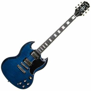 Epiphone SG Custom Figured Viper Blue Elektromos gitár kép