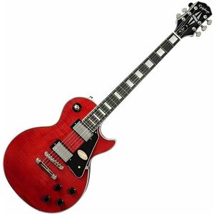 Epiphone Les Paul Custom Figured Transparent Red Elektromos gitár kép