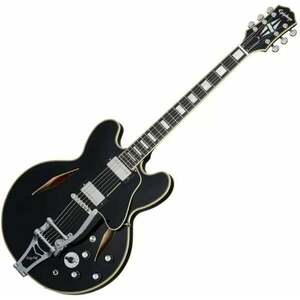 Epiphone Shinichi Ubukata ES-355 Custom Bigsby Ebony Félakusztikus - jazz-gitár kép