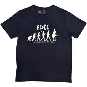 AC/DC Ing Evolution of Rock Unisex Navy Blue M kép