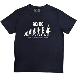 AC/DC Ing Evolution of Rock Unisex Navy Blue L kép