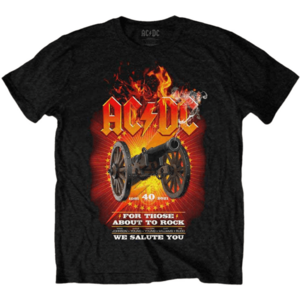 AC/DC Ing FTATR 40th Flaming Unisex Black M kép