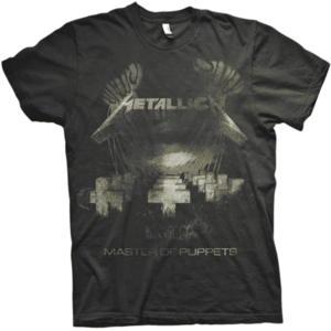 Metallica Ing Master of Puppets Distressed Unisex Black S kép