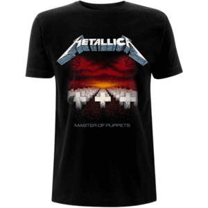 Metallica Ing Master of Puppets Tracks Unisex Black S kép