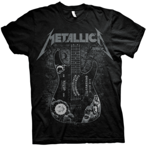 Metallica Ing Hammett Ouija Guitar Unisex Black XL kép