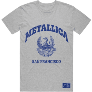 Metallica Ing College Crest Unisex Grey M kép