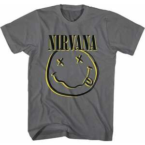 Nirvana Ing Inverse Happy Face Unisex Charcoal Grey L kép