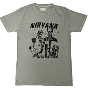 Nirvana Ing Incesticide Stacked Logo Unisex Green L kép