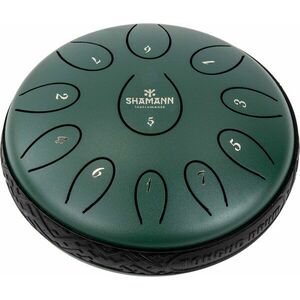 Shamann 6" 11 Notes D5-Major Green Tongue Drum kép