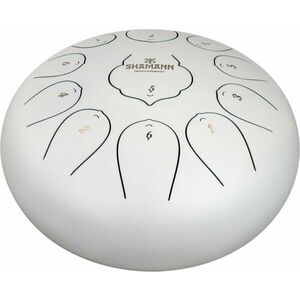 Shamann 10" 11 Notes F-Major White Tongue Drum kép