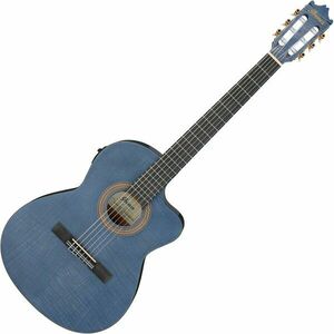 Ibanez GA5FMTCE-OB Berry Blue Elektro-klasszikus gitár kép