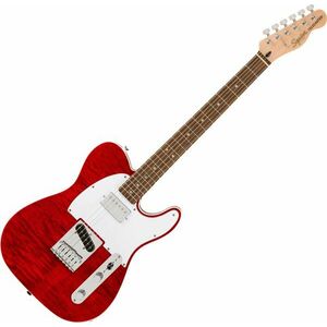 Fender Squier Affinity Series Telecaster FMT SH LRL Crimson Red Transparent Elektromos gitár kép