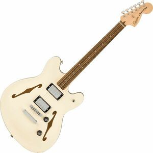 Fender Squier Affinity Series Starcaster Deluxe LRL Olympic White Félakusztikus - jazz-gitár kép