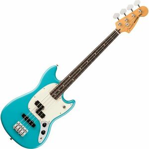 Fender Player II Series Mustang Bass RW Aquatone Blue Basszusgitár kép