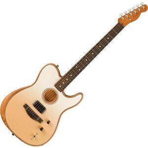 Fender FINNEAS Acoustasonic Player Telecaster RW Cappuccino Fade Elektroakusztikus gitár kép