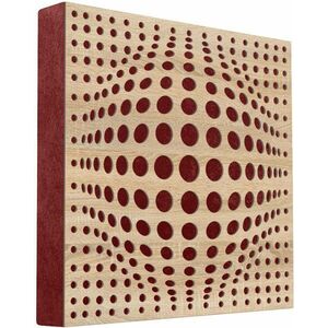 Mega Acoustic FiberPRO60 AcouSphere Sonoma Oak/Dark Red Fa akusztikai panel kép