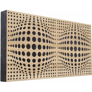 Mega Acoustic FiberPRO120 AcouSphere Sonoma Oak/Black Fa akusztikai panel kép