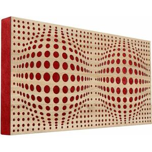 Mega Acoustic FiberPRO120 AcouSphere Sonoma Oak/Red Fa akusztikai panel kép