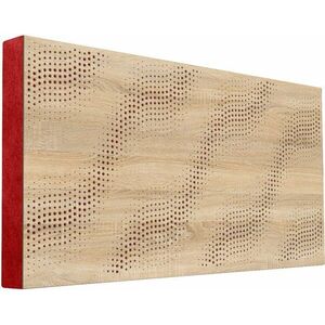 Mega Acoustic FiberPRO120 SineWave Sonoma Oak/Red Fa akusztikai panel kép