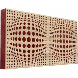 Mega Acoustic FiberPRO120 AcouSphere Sonoma Oak/Dark Red Fa akusztikai panel kép