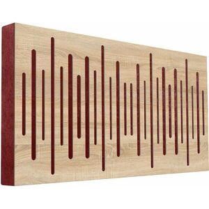 Mega Acoustic FiberPRO120 Spectrum Sonoma Oak/Dark Red Fa akusztikai panel kép