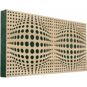 Mega Acoustic FiberPRO120 AcouSphere Sonoma Oak/Green Fa akusztikai panel kép