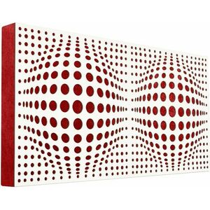 Mega Acoustic FiberPRO120 AcouSphere White/Red Fa akusztikai panel kép