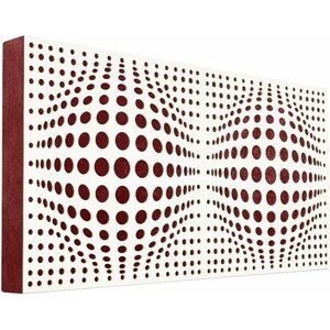 Mega Acoustic FiberPRO120 AcouSphere White/Dark Red Fa akusztikai panel kép