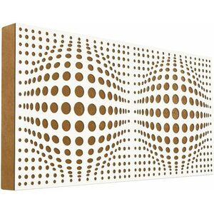 Mega Acoustic FiberPRO120 AcouSphere White/Light Brown Fa akusztikai panel kép