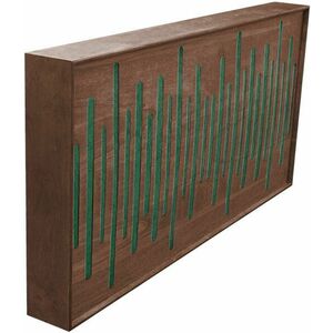 Mega Acoustic FiberExcellentPRO120 Walnut/Green Fa akusztikai panel kép