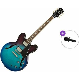 Epiphone ES-335 Figured SET Blueberry Burst Félakusztikus - jazz-gitár kép