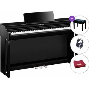 Yamaha CLP-825 PE SET Digitális zongora Polished Ebony kép