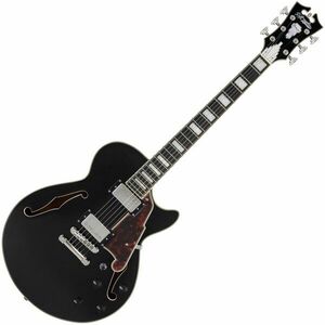 D'Angelico Premier SS Black Flake Félakusztikus - jazz-gitár kép