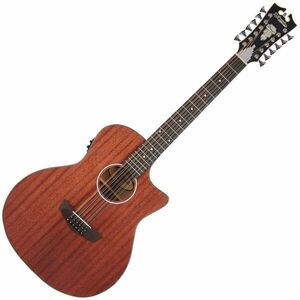 D'Angelico Premier Fulton LS Natural Mahogany Satin 12 húros elektroakusztikus gitár kép