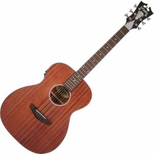 D'Angelico Premier Tammany LS Natural Mahogany Satin Elektroakusztikus gitár kép