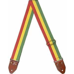 Cascha CGS-CD3 Cotton Textil gitár heveder Rasta kép